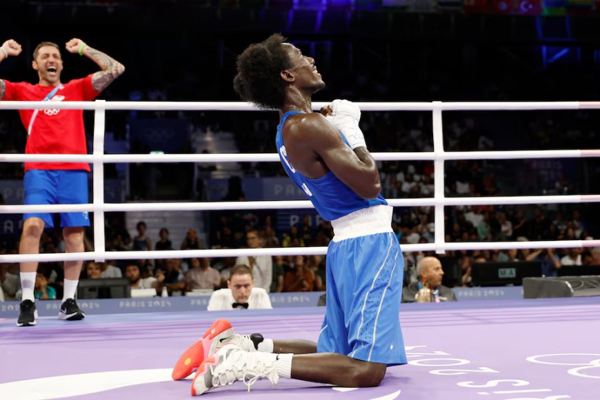 Boxeador cabo-verdiano David de Pina conquista primeira medalha olímpica para o país