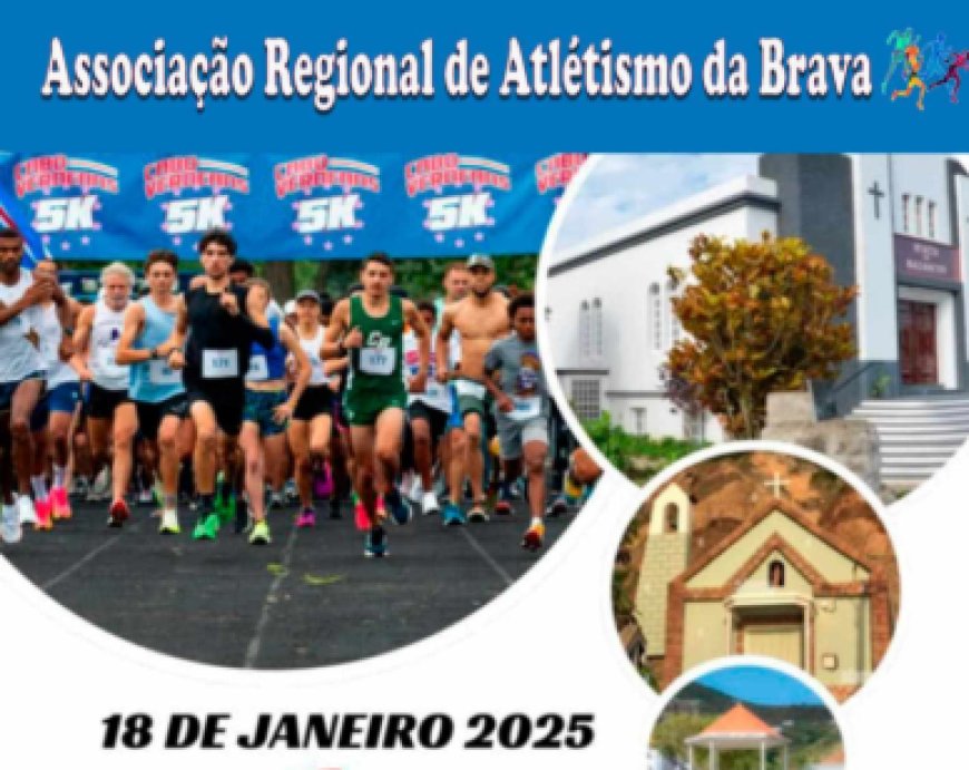 A Associação de Atletismo da Brava organiza prova internacional de atletismo de 5 km