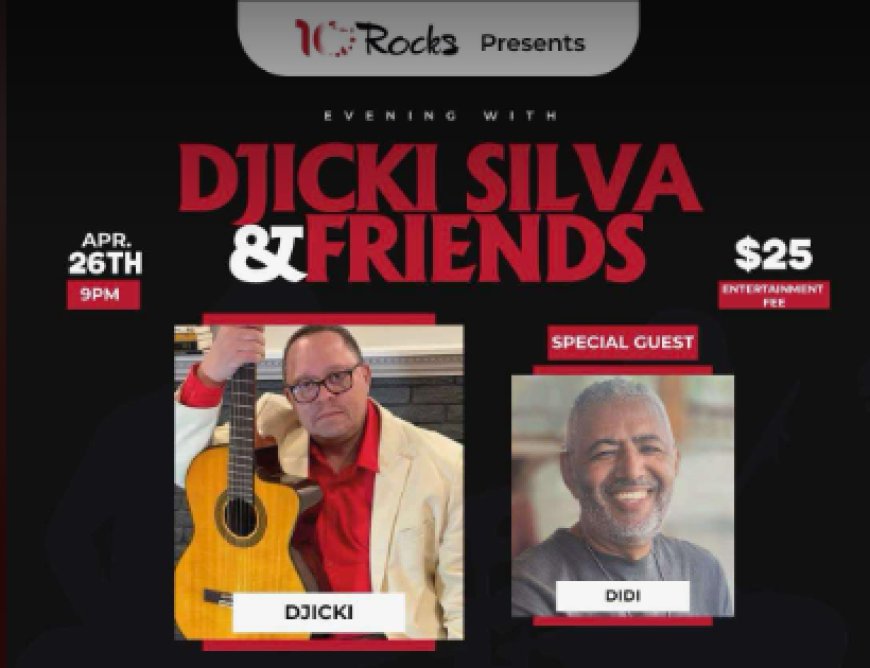 Djiki Silva will light up the night at 10 Rocks in Pawtucket in an unmissable musical celebration